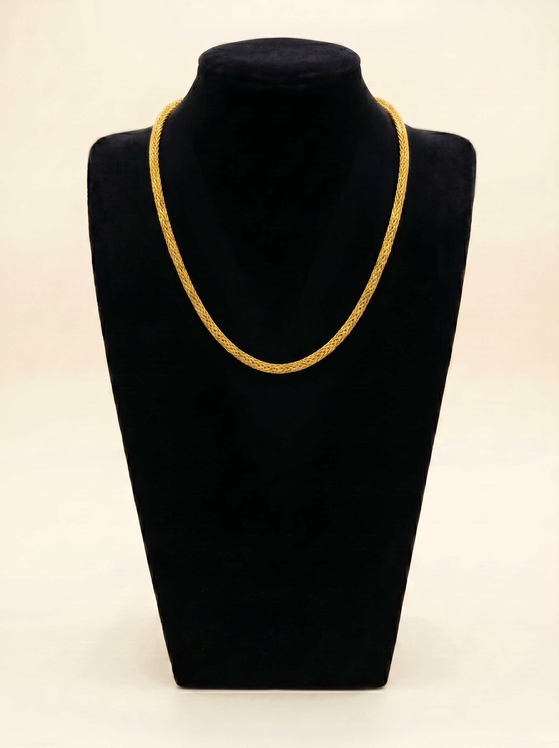 Woven Wheat Chain Necklace