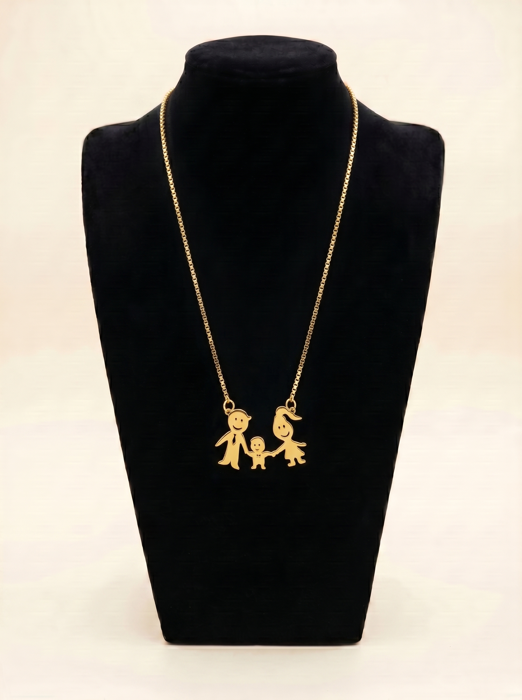 My Family Gold Pendant Necklace